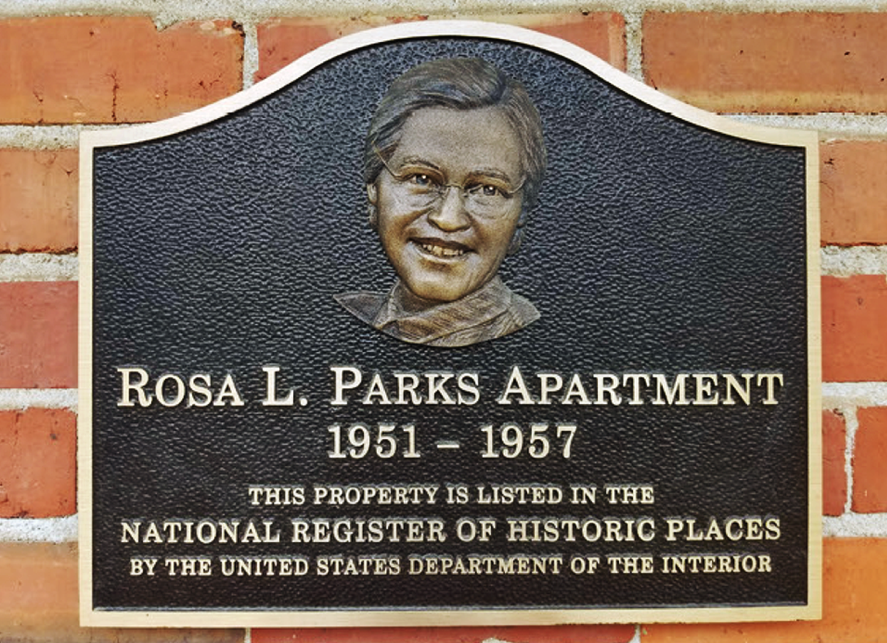 Rosa Parks Apartment SIgn